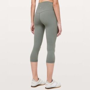 lululemon Align Crop Pant Legging Nulu 21” in Grey Sage